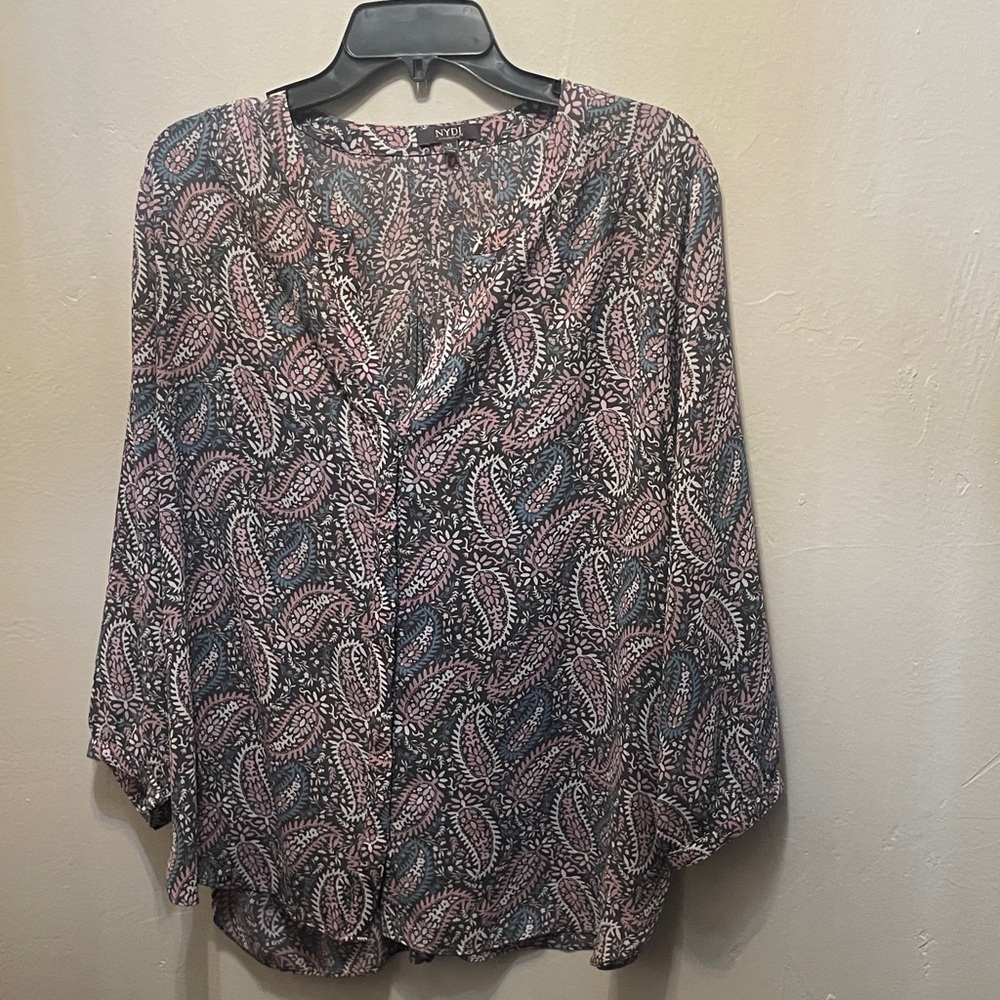 Knox Rose Multicolor Paisley Blouse